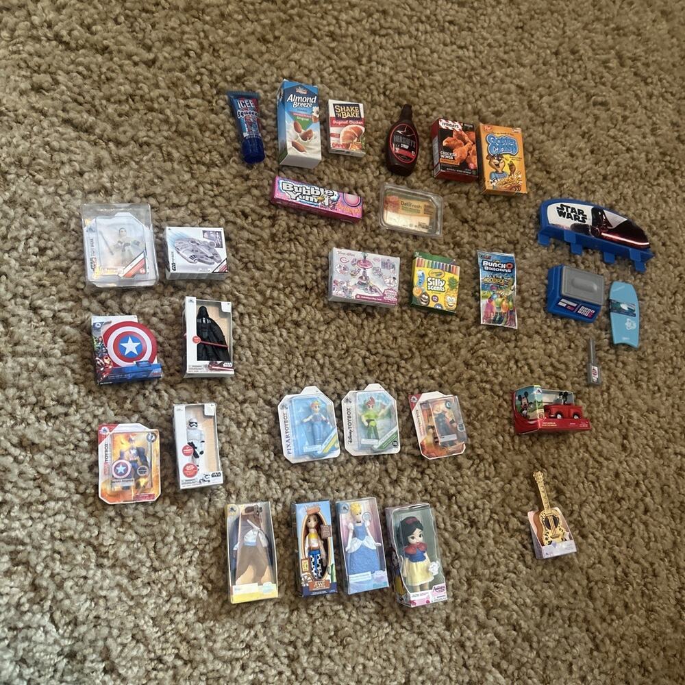 Zuru Mini Brands Surprise Toys Lot 30 Mixed Series Marvel Disney Food Star Wars